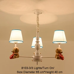3 light chandelier Многоцветная Люстра для детской комнаты, спальни, детской люстры, освещение K9 хрустальные итальянские хрустальные люстры, приспособление - Цвет абажура: 3 light chandelier