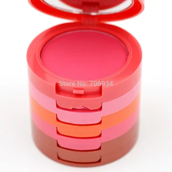 

Blush Palette 1pcs 5 Color Blusher Makeup Matte And Graceful Powder Full Size Net 40g M1008
