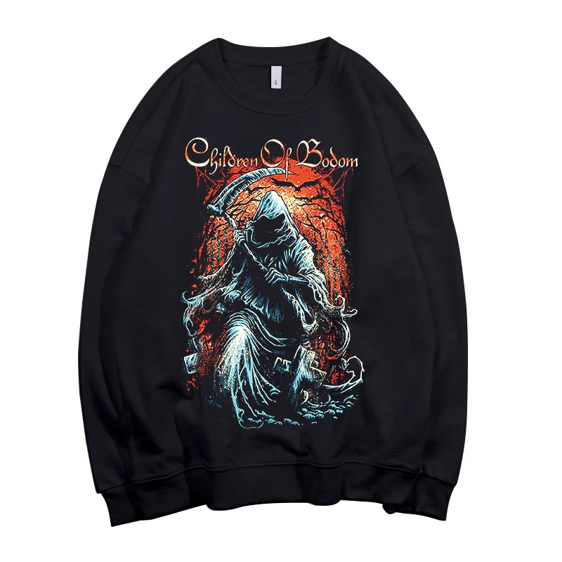 8 designs Death Children Of Bodom Pollover Sweatshirt Rock hoodie punk sudadera streetwear fleece Outerwear heavy metal