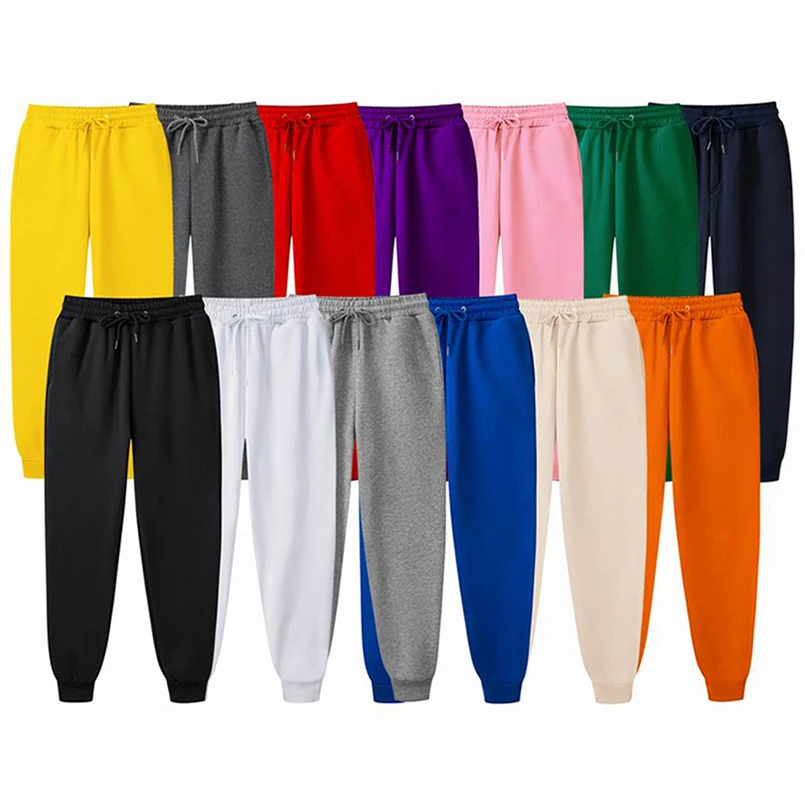 

Unisex Men Women Fleece Sweatpants Sport Tracksuit Jogger Pants Jogging Tactical Trouser for Girls 2023 Spring Autumn Winter