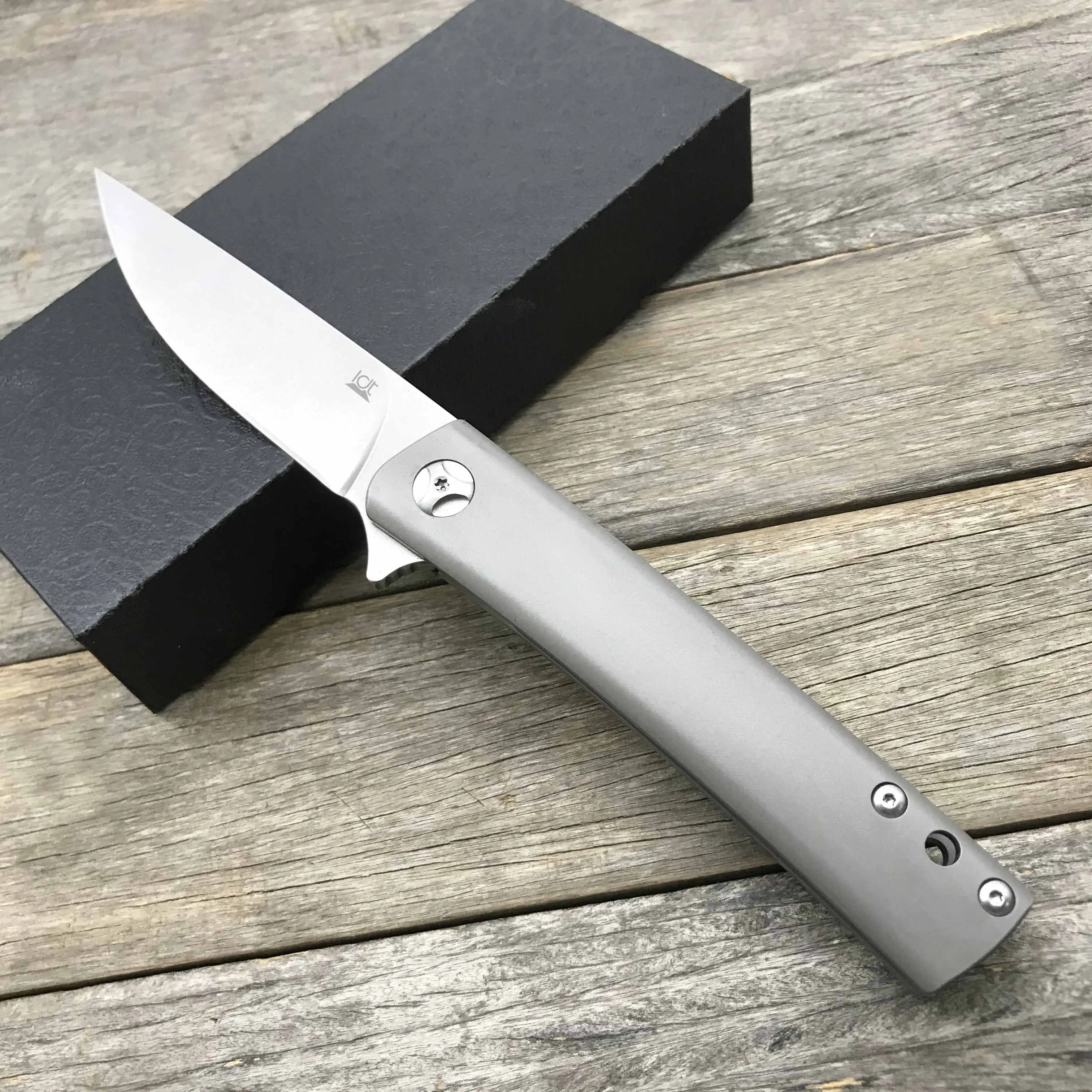 Günstige LDT TG02 Folding Messer S35VN Klinge Titan TC4 Griff Camping Taktische Outdoor Messer Stahl lager Überleben Jagd EDC Werkzeug