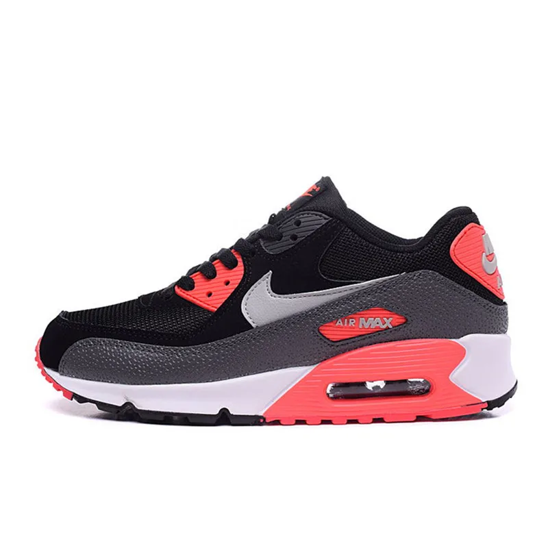 NIKE AIR MAX 90 Essential Для мужчин бега спортивная обувь, обувь из сетчатого материала, воздухопроницаемая комфортная обувь для бега спорта на открытом воздухе кроссовки 537384-053 - Цвет: 537384-006