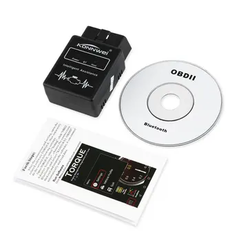 

Super Mini Bluetooth ELM327 Vehicle Fault Diagnosis Instrument Tester Tool Trouble Clear Tool for All 12V Gasoline Cars