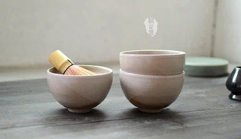 

Japanese handmade retro ceremony pottery matcha bowl green tea maker cup glaze teacup Kung Fu tea set vintage food chawan