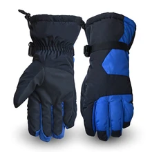 Зимние теплые мужские зимние перчатки, теплые хлопковые мужские перчатки для катания на лыжах, водонепроницаемые мужские варежки, теплые женские перчатки для сноуборда