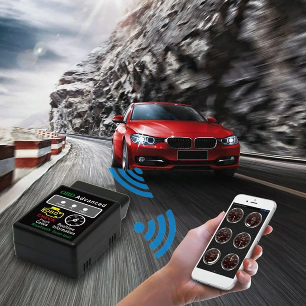 ELM327 V1.5 HH OBD 2 OBDII Автомобильный диагностический инструмент Bluetooth интерфейс сканер автомобильный диагностический сканер для автомобиля