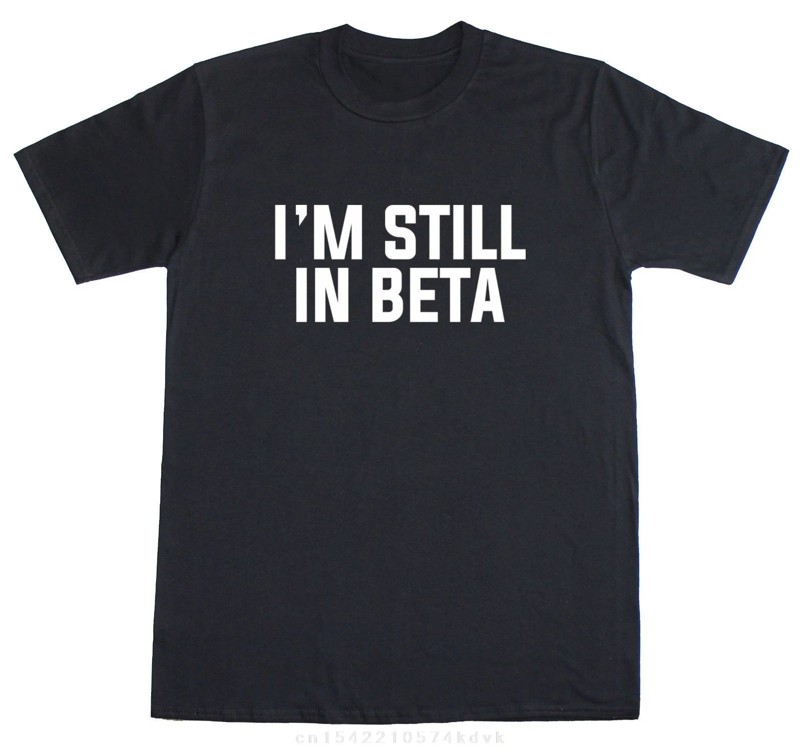 

Забавная Мужская свободная хлопковая Футболка Im Still In Beta Geeky, летняя Мужская модная удобная футболка, мужские футболки