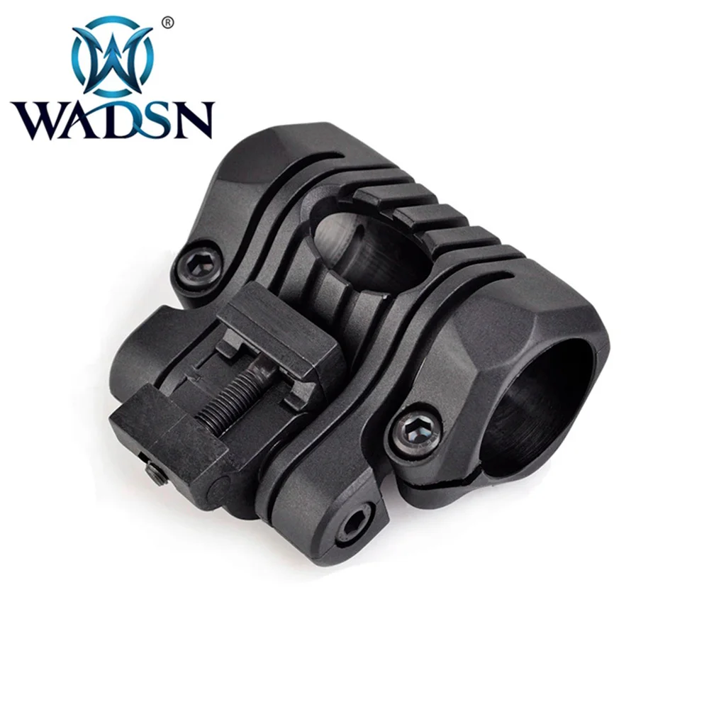 WADSN Тактический Скаут свет база 5 позиций фонарик крепление для Softail факелы лазер 20 мм Пикатинни Крепление подсветка для оружия - Цвет: Коричневый