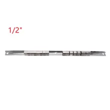 

Socket Sleeve Storage Rack Holder 1/4'' 3/8'' 1/2'' With 16 Clips On Rail Tool Wall-mounted Organizer Strip Workshop Tool