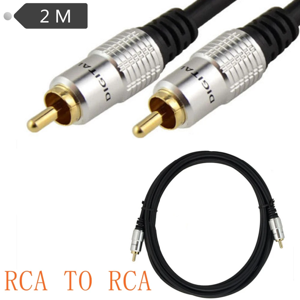 Кабель RCA в коаксиальный кабель для видео аудио стерео цифровой разъем ТВ DVD