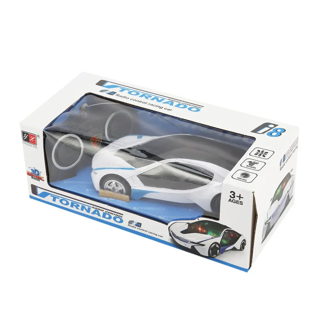 

Luminous Flashing Electric Car Toy Kid Children Racing Car Model Birthday Gifts Artificial Mini Vehicle With Remote Controller