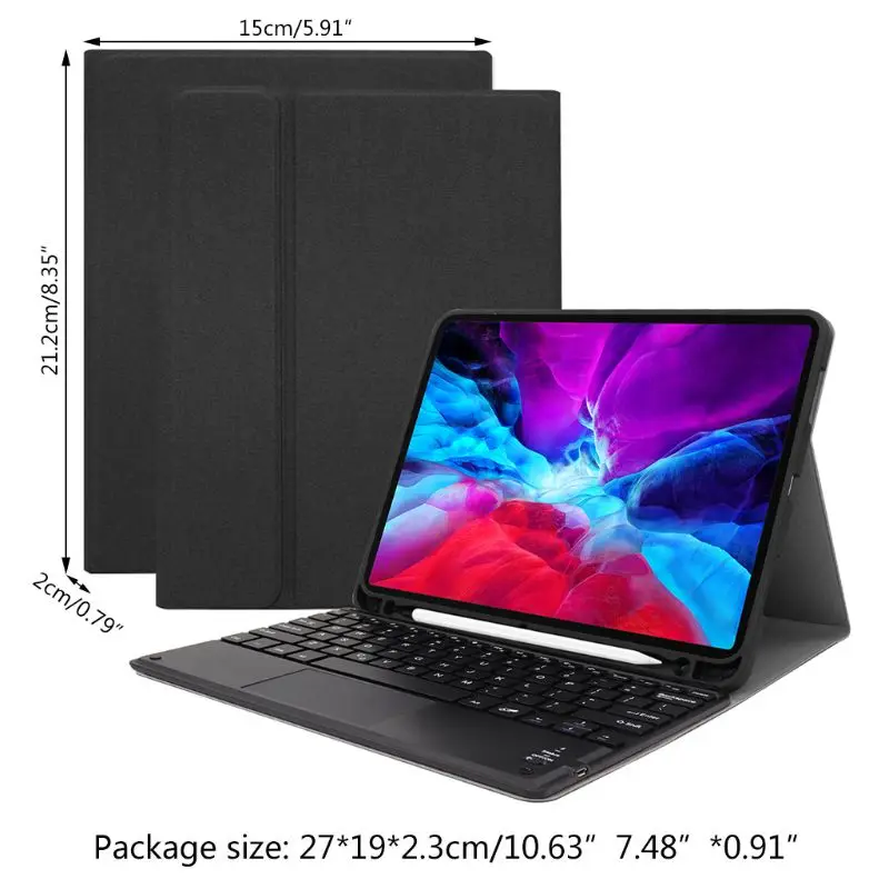 Чехол для сенсорной клавиатуры iPad Pro11 2020/2018 съемный тонкий чехол N1HD|Аксессуары