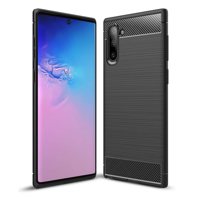

For Samsung Note10 Soft Back Case Safe Shockproof Silicone Phone Shell Cover for Samsung Galaxy note10 pro Full Protective Case