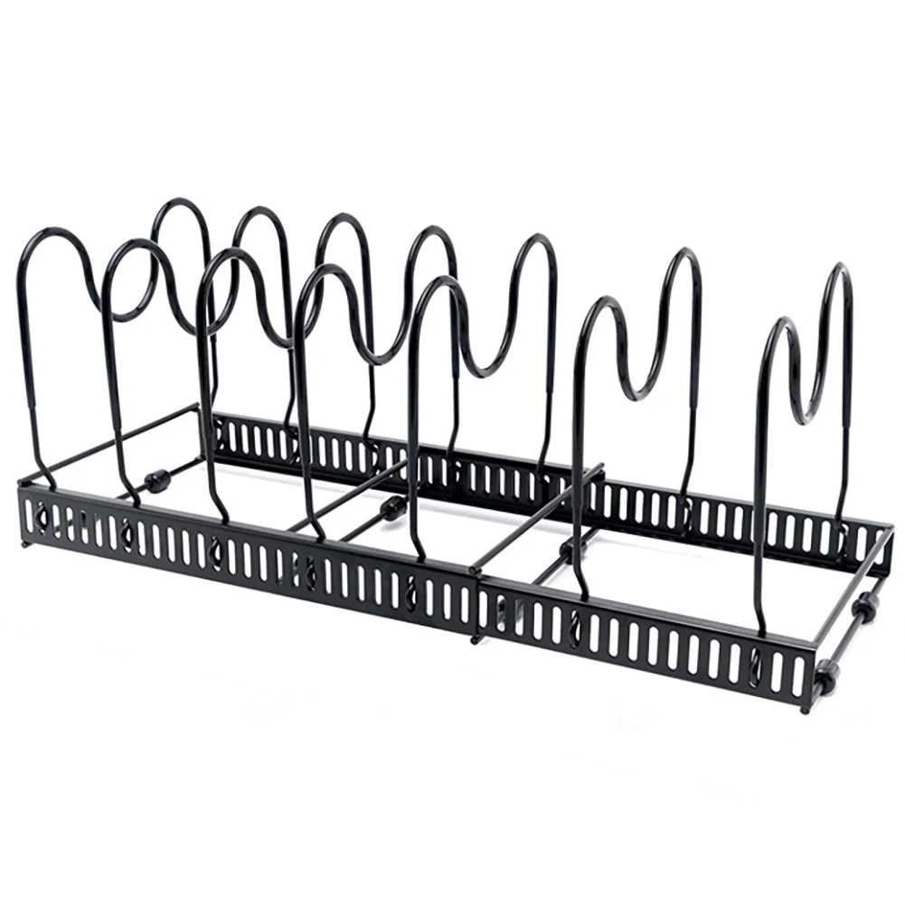 

Multi-Funtion Pot Pan Storage Rack 5 Tiers Pot Frying Pan Lid Storage Rack Organizer Kitchen Cookware Stand Holder Pans Holder