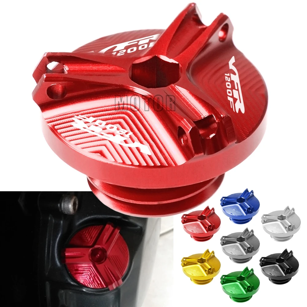 

For Honda VFR1200F 2010-2016 VFR1200 VFR 1200 F 1200F CNC Motorcycle Motorbike M20*2.5 Engine Oil Cup Cover Oil Fill Cap Plug