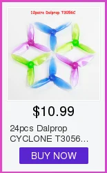 2 пары Dalprop Racerstar CYCLONE T7056C 7056 7x5,6x3 длинный диапазон 3 Лопасти Пропеллер для RC моделей двигатель мультикоптера запасные части