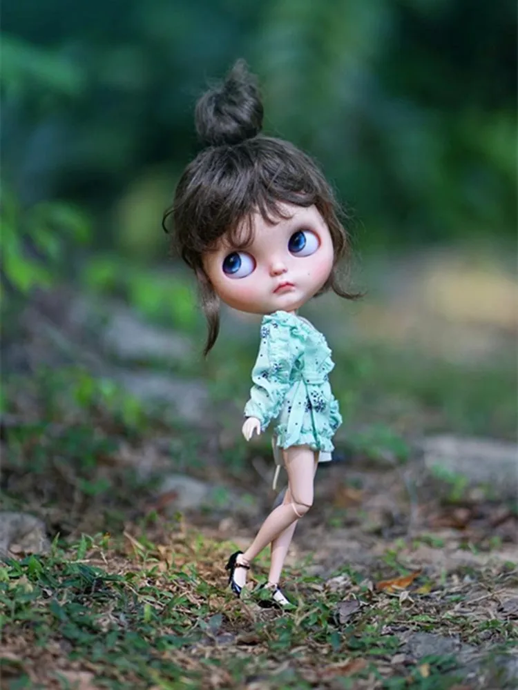1/6 кукла зеленое платье Blyth юбка кукольный наряд (подходит ледяной Pullip лат озон Ob24