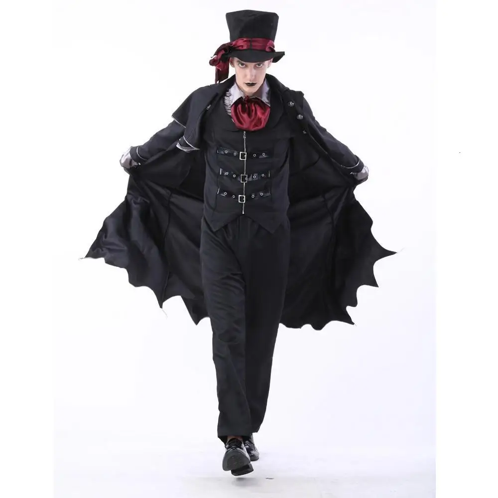 Renegecho fantasia masculina de vampiro, traje adulto de esqueleto, fantasia  feita para festa de halloween, 2020 - AliExpress