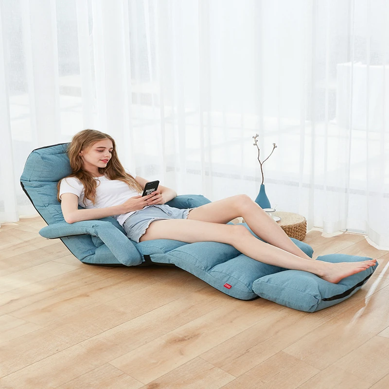 

Lazy person single sofa bedroom balcony simple tatami small sofa cute small family type easy to fold