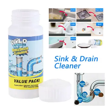 

Powerful Sink & Drain Cleaner Tornado High Efficiency Clog Remover Pipe Dredging Agent Sewer Toilet Dredge Drain Cleaner