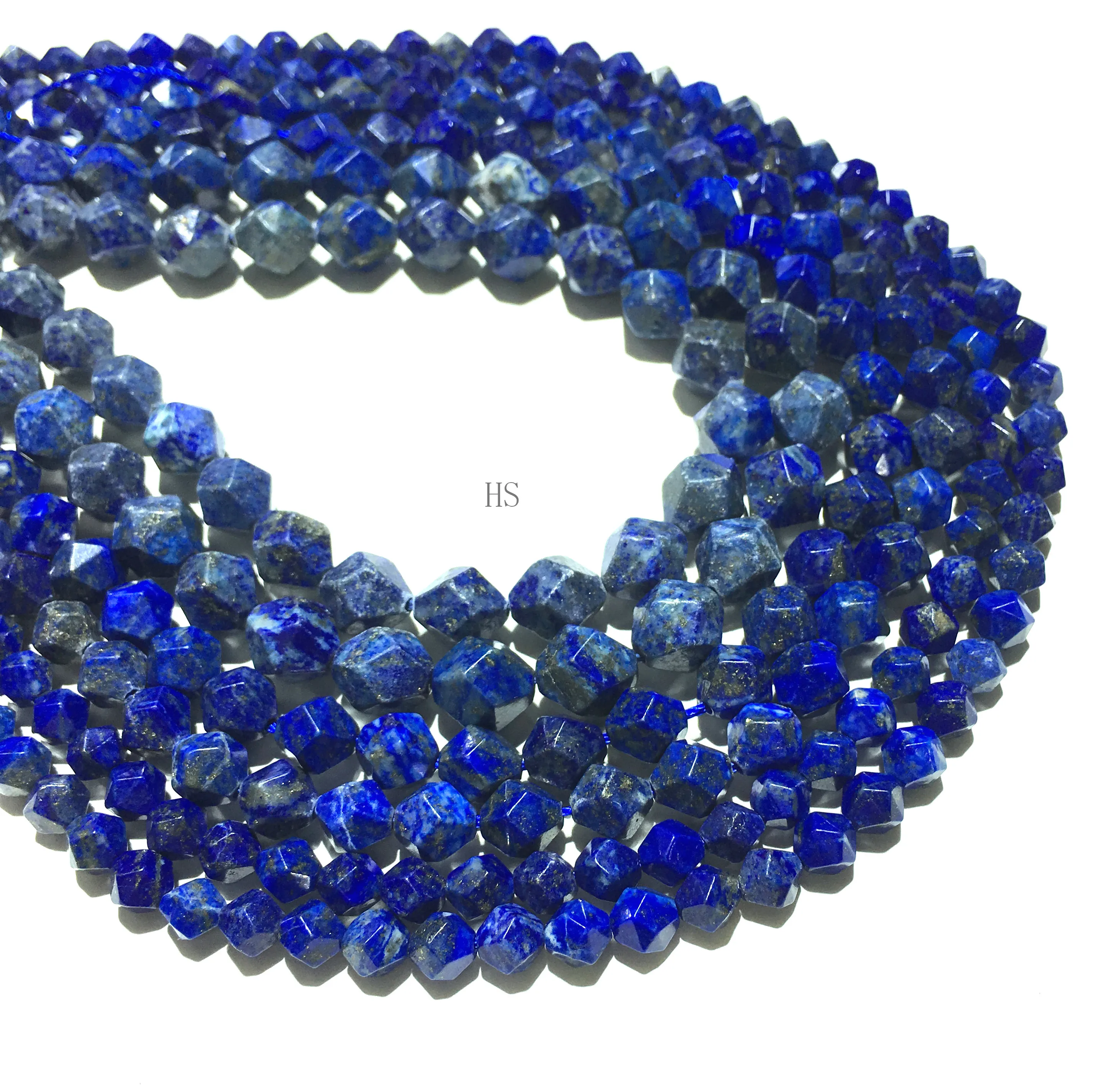 

Natural Stone Lapis Lazuli Round Loose Beads 15" Strand 6 8 10MM Pick Size Gemstone Healing Energy Jewelry DIY Necklace Bracelet