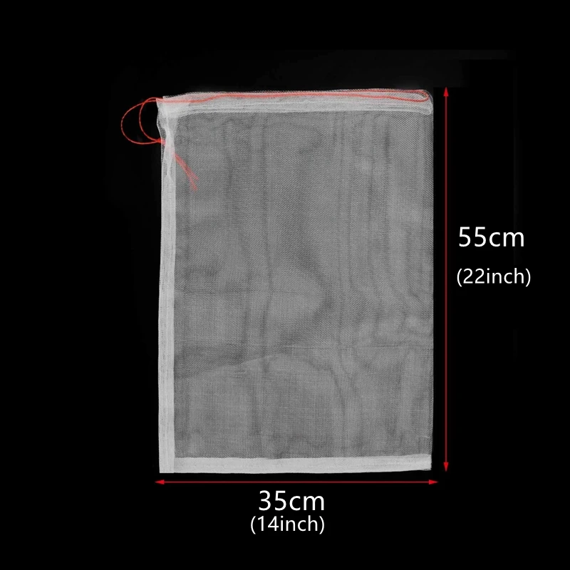 50 Pcs Fruit Bag Protection Insects Bug Net Barrier Bag Mesh Fruit Tree Protection Bags for Tomatoes Apples Grapes Grow Bags 