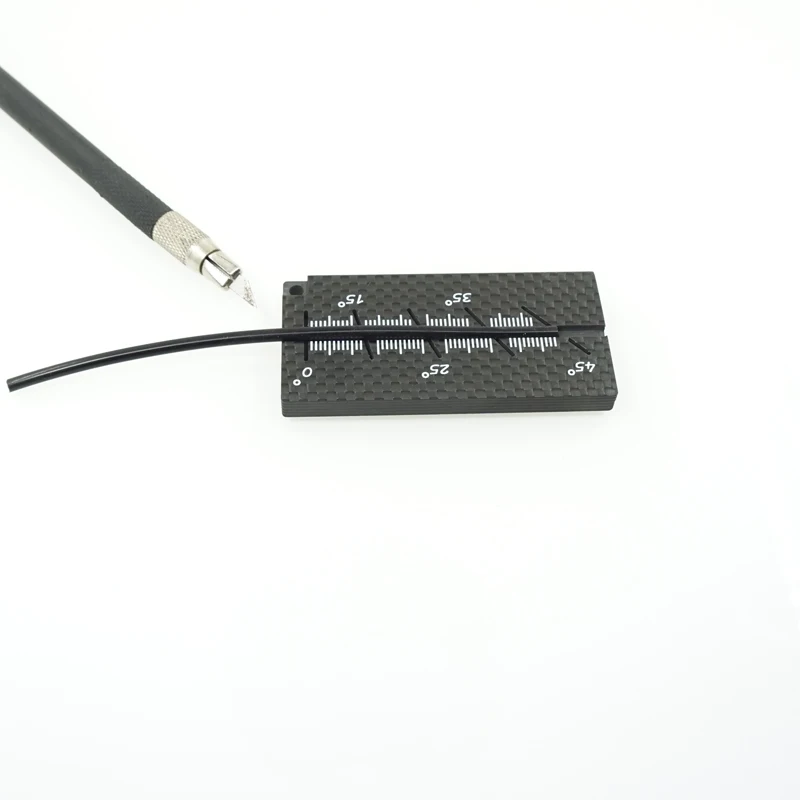 self made tamiya mini 4WD tool for cutting the rubber tube and sponge brake with angle carbon tool for mini 4wd racing car 6