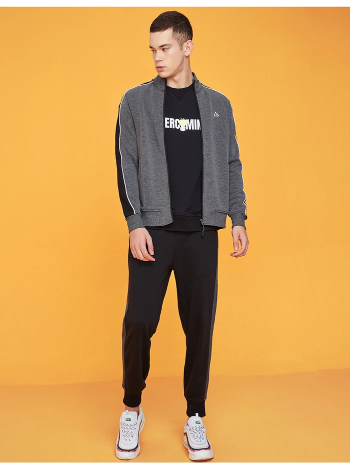 Giordano Мужская куртка с контрастным стоячим воротником, Спортивная, camarra Hombre, тонкая, легкая, эластичная, Roupa Masculina 01079893