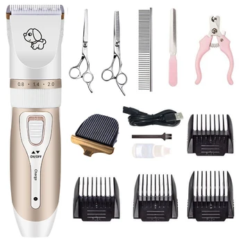 Dog Clipper Dog Hair Clippers Grooming  (Pet/Cat/Dog/Rabbit) haircut Trimmer Shaver Set Pets cordless Rechargeable Professional 1