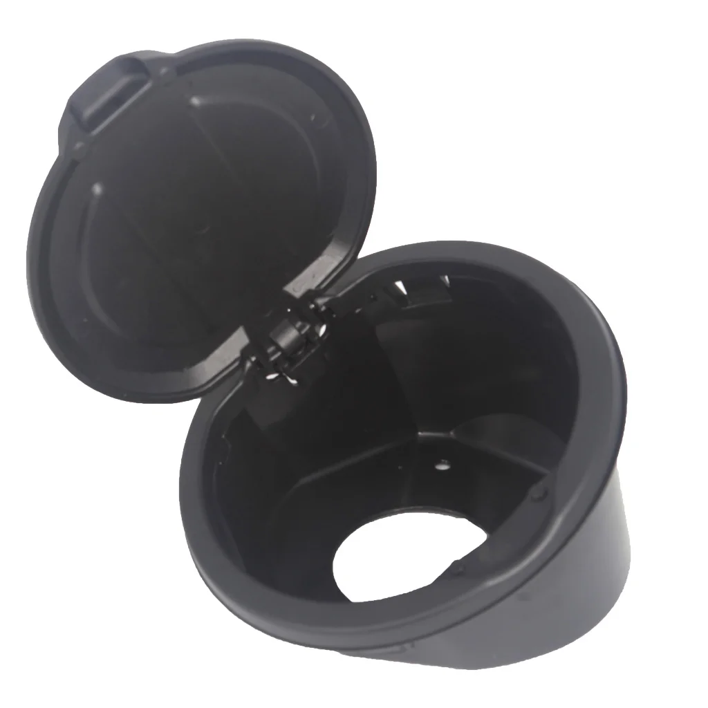 Non-Locking Gas Tank Cap Fuel Filler Door Cover for 2007-2019 Jeep Wrangler JK & Unlimited Sport Rubicon Sahara (Black)