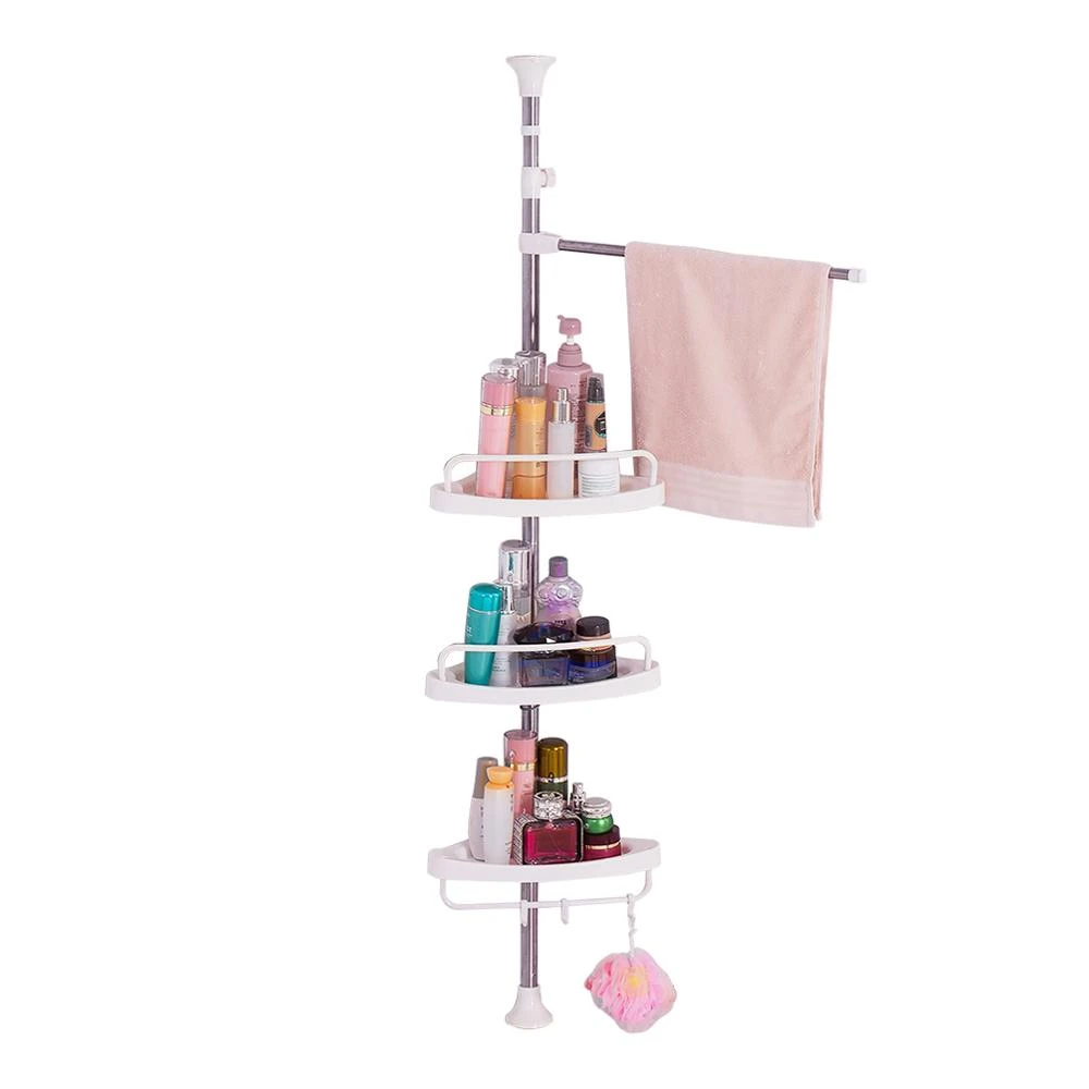 Bathtub Caddies & Trays Bath Shower Caddy Corner Rack Shelf Telescopic