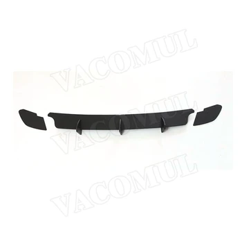 

Rear Lip diffuser Cover For Volkswagen VW Golf 6 VI MK6 GTI R20 2010-2013 ABS Fins Shark Style Rear Side Splitters Guard