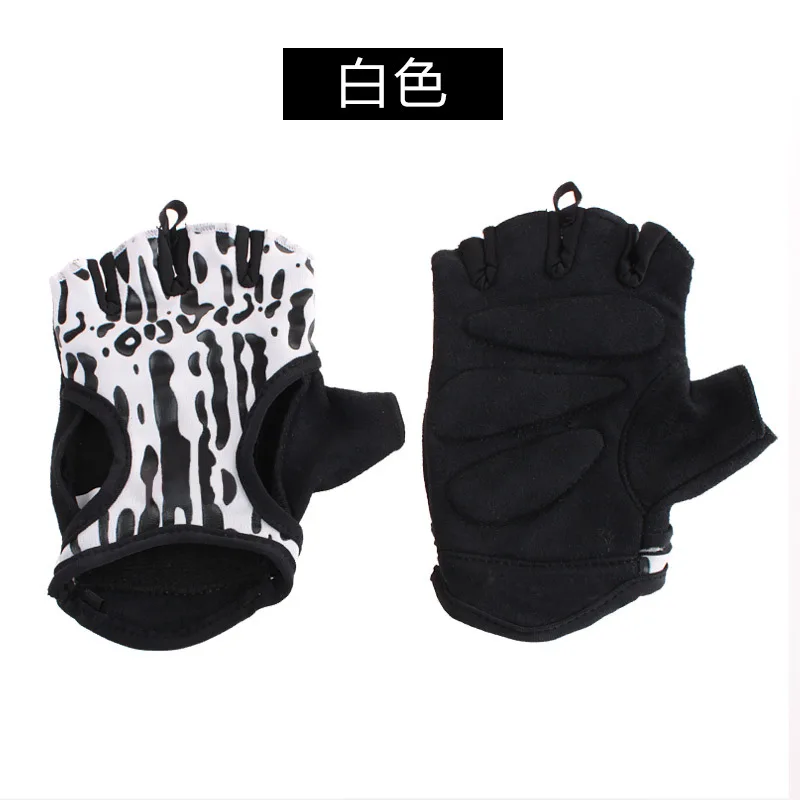 

Yoga Gloves Women's Profession for Iron Bench Press Fingerless Training Offset Printing Half Finger Breathable Fitness Hand Guar
