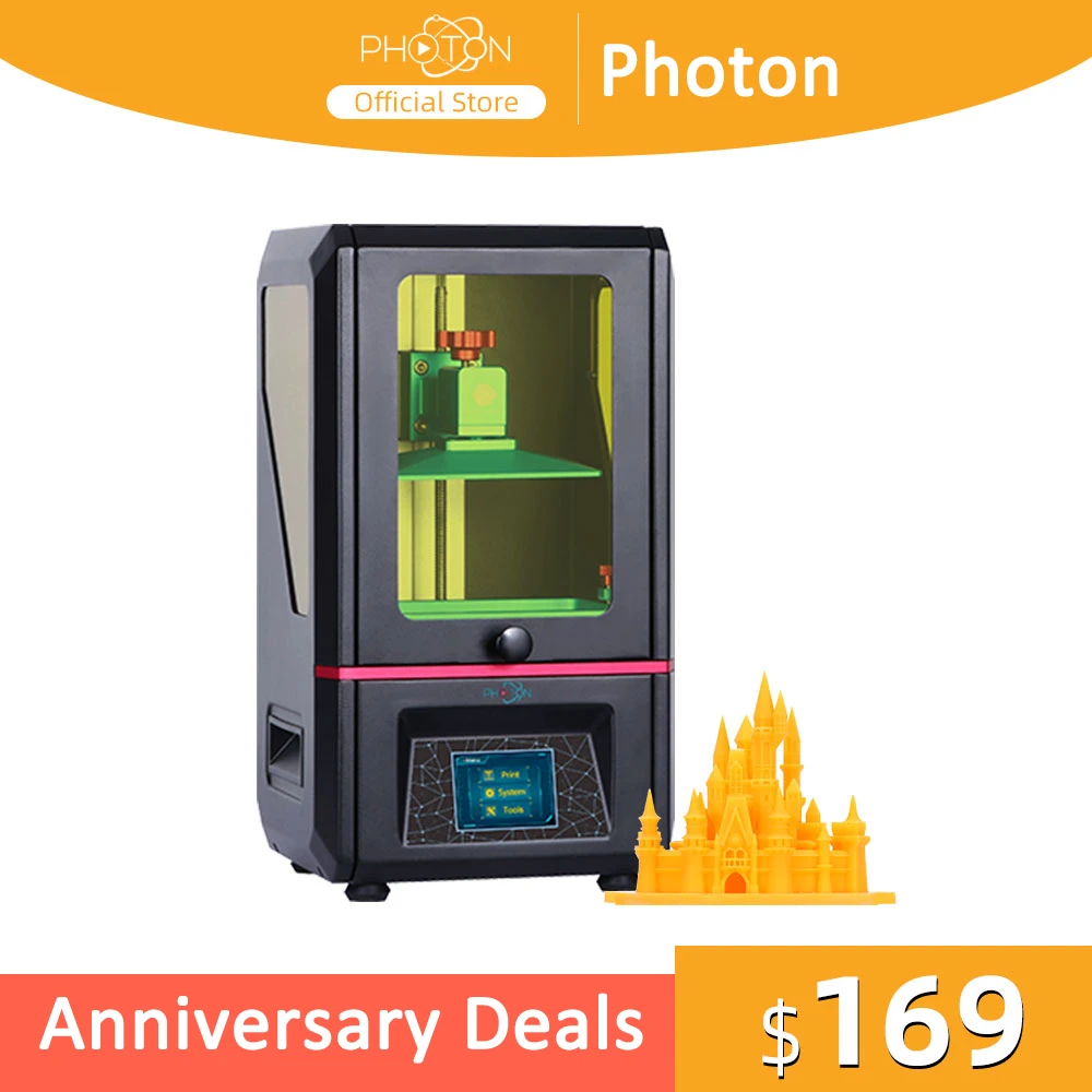 Photon Lcd 3d Printer Uv Photocuring Offline Print 115 65 155mm Build Size 2k Screen Anycubic High Precision Easy Setup 3d Printers Aliexpress