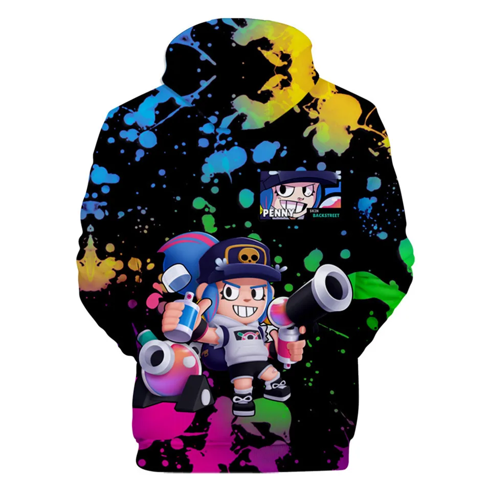 3 To 12 Years Kids Hoodies Shooting Game 3D Printed Hoodie Sweatshirt boys girls Harajuku Cartoon Jacket Tops Teen Clothes