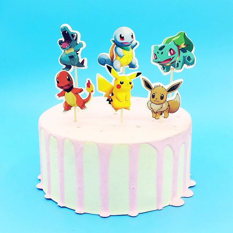 Tortenkerzen Pokemon Pikachu Joyeux Anniversaire Gateau Bougie Set Garcons Filles Fete Mobel Wohnen