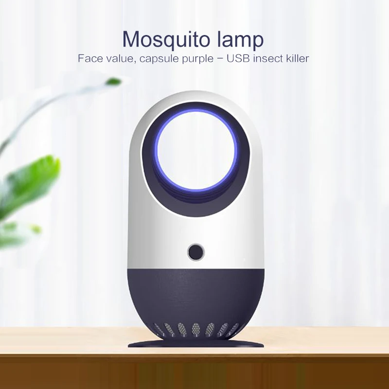 Low-voltage Ultraviolet Light Mosquito Killer Lamp Safe Mute USB Mosquito Insect Killer Electric Bug Zapper Fly Trap Lamp