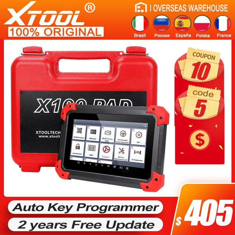 Xtool X100 PAD obd2 Key Programmer Diagnostic Scanner Automotive Code