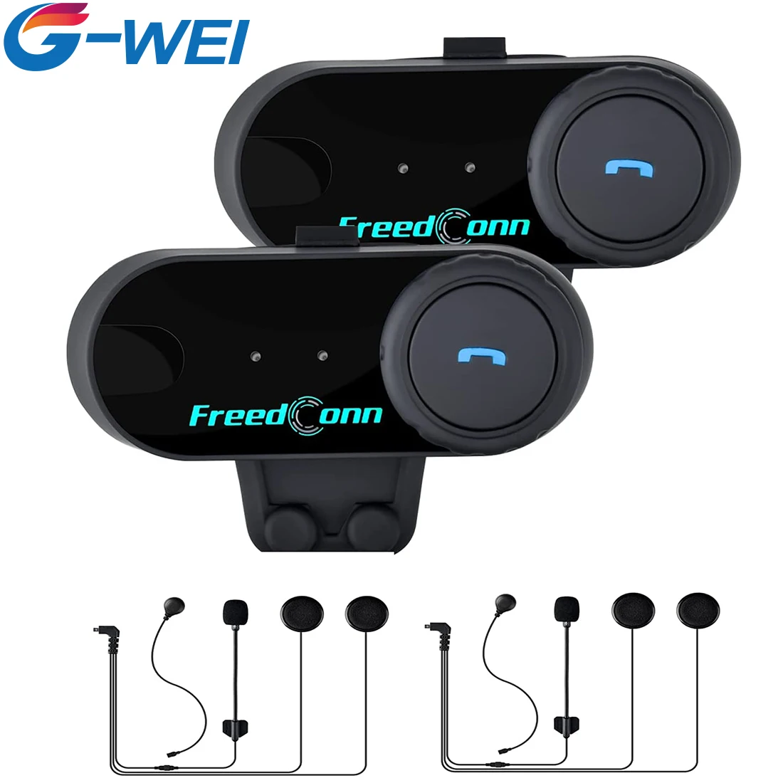 Переговорное устройство для мотоциклетного шлема G-WEI T-COMVB м с Bluetooth | Автомобили и