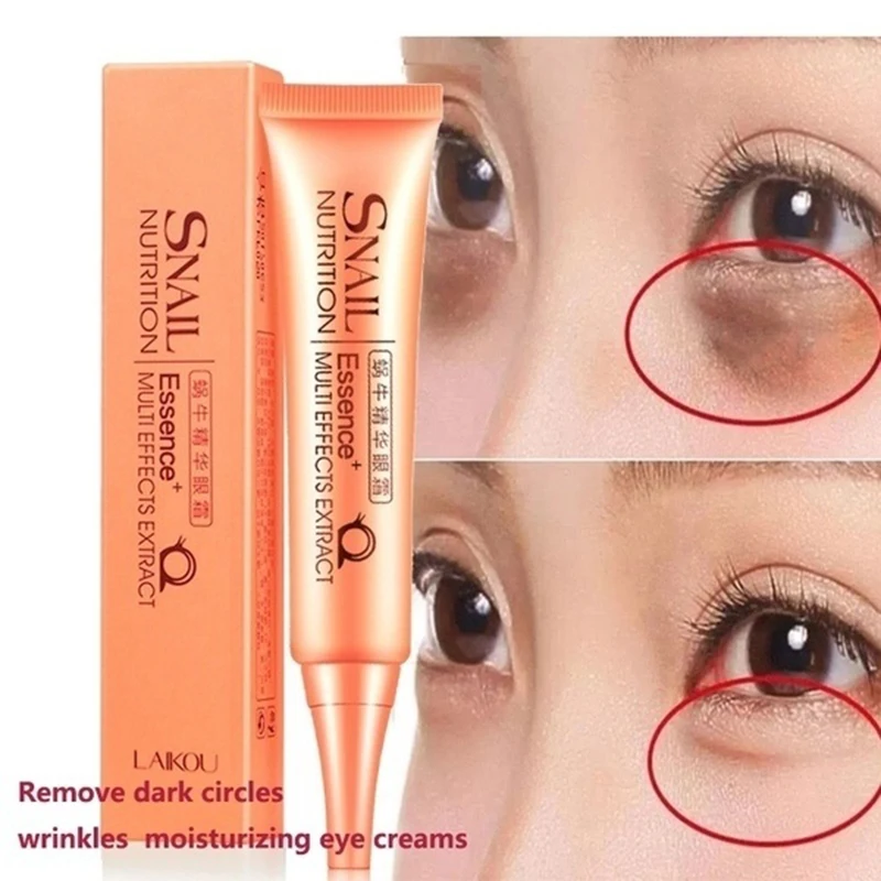 

30ml Snail Essence Eye Cream Remove Eye Dark Circle Remover Firming Anti Aging Puffiness Anti Wrinkle Moisturizing Eye Care