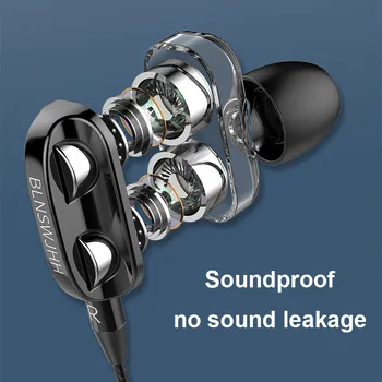 

5 pcs Universal 3.5mm Type C Mic Wired Headset In-Ear Stereo Bass Headphone Earphone Wired Sport Neckband Earphone for Huawei