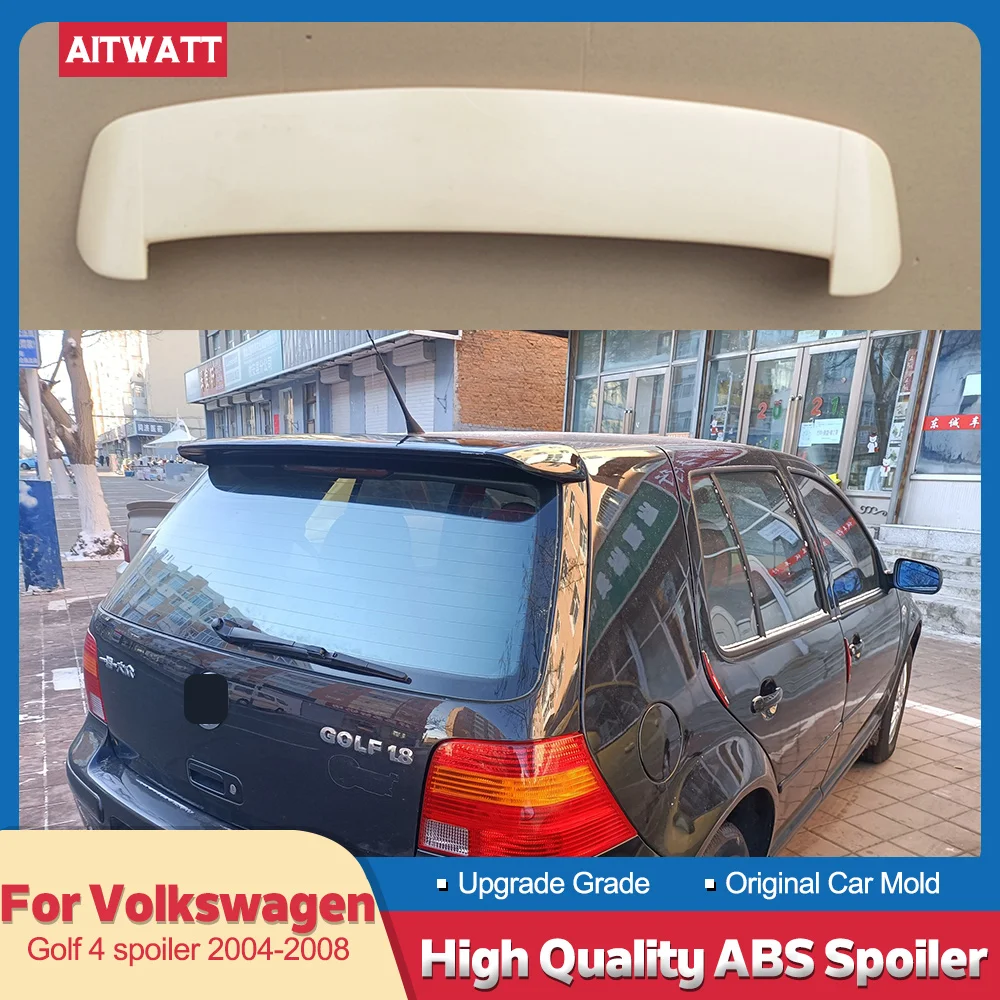 Подходит для Volkswagen GOLF 4 спойлер 2004-2008 Высокое качество ABS Материал автомобильное