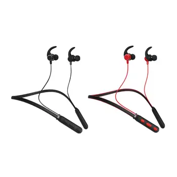 

Neckband Wireless Bluetooth Earphone Stereo Noise Cancelling Sports Headset with Microphone Gaming Ear-hook Earphones