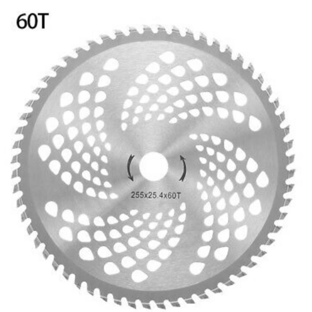 

60 Teeth Metal Disc Saw Blades Grass Eater Trimmer Head Brush Cutter Power Equipment Lawn Mower Parts