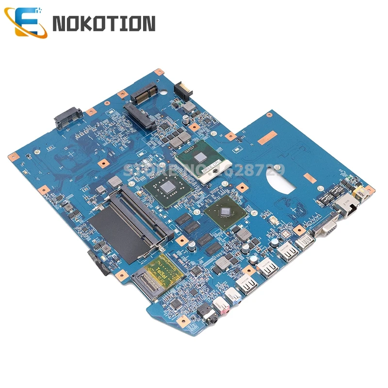 NOKOTION JV71-MV MB 09242-1M 48.4FX01.01M материнская плата для ноутбука acer aspire 7736 7736g DDR2 PM45 MBPJA01002 основная плата Бесплатный процессор