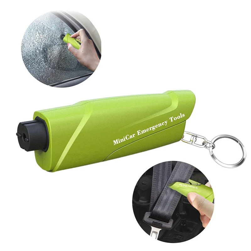 

Car Window Glass Breaker in self defense supplies Mini Safety tool 25g Seat Belt Escape Hammer Car Emergency Life Saving Tools