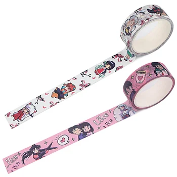 

1Pc Anime Cartoon Inuyasha Washi Tape Paper DIY Decorative Adhesive Tape Stationery Scrapbooking Masking Tape Supplies
