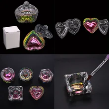 1 шт. акриловая чашка для ногтей прозрачная Хрустальная чаша акриловый порошок жидкий держатель Dappen Блюдо салонное оборудование инструмент для дизайна ногтей