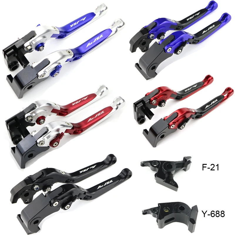 

For Yamaha YZF-R1 R1 1999 2000 2001 Motorcycle Aluminum Clutch Brake Levers Foldable Extendable CNC Adjustable R1 1999-2001