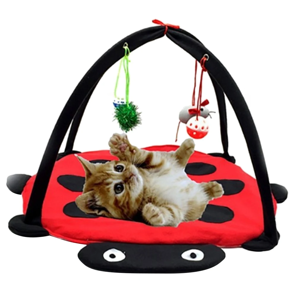 

Beetle Usb Heating Temperature Tent Bed Dog Kennel Sofa Sleeping Beds Play Mat Blanket Hanging Toys Foldable Cat Shape House